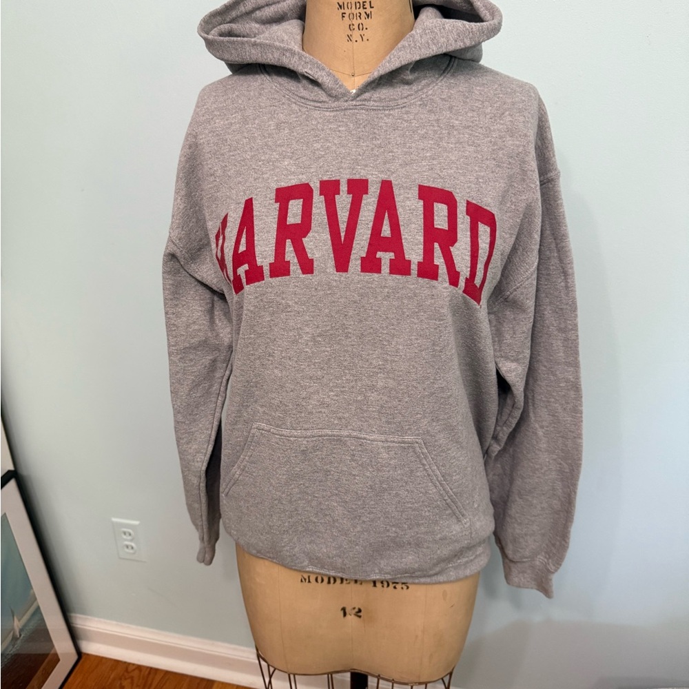 Harvard Gray Hoodie Sweater